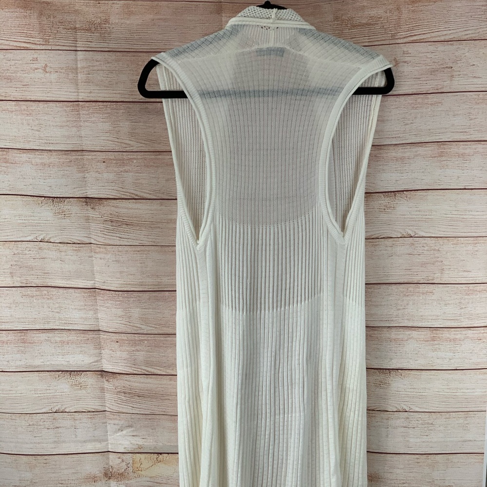 Objects D'art Long Open Front Cardigan Knit - image 2